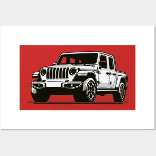 Jeep Gladiator Posters and Art